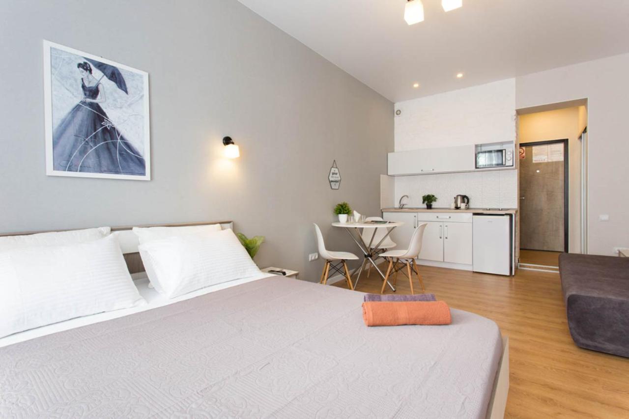 Modern Studio Beside Metro Yaroslava Mudroho, Universytet - Chernyshevska Str 95-7 哈尔科夫 外观 照片