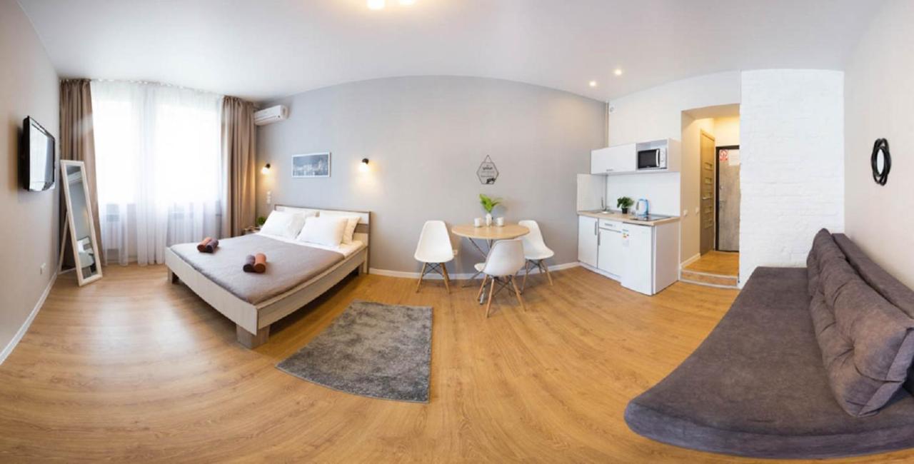 Modern Studio Beside Metro Yaroslava Mudroho, Universytet - Chernyshevska Str 95-7 哈尔科夫 外观 照片